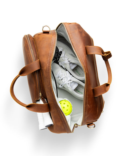 Rally Leather Pickleball Bag